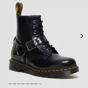 Dr Martens 1460 Harness Leather Lace Up Boots